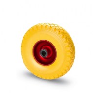 Ruota in gomma piena metallo